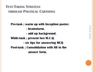 Test-Taking Strategy through Political Cartoons