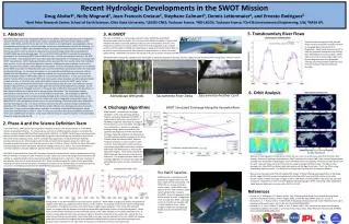Recent Hydrologic Developments in the SWOT Mission