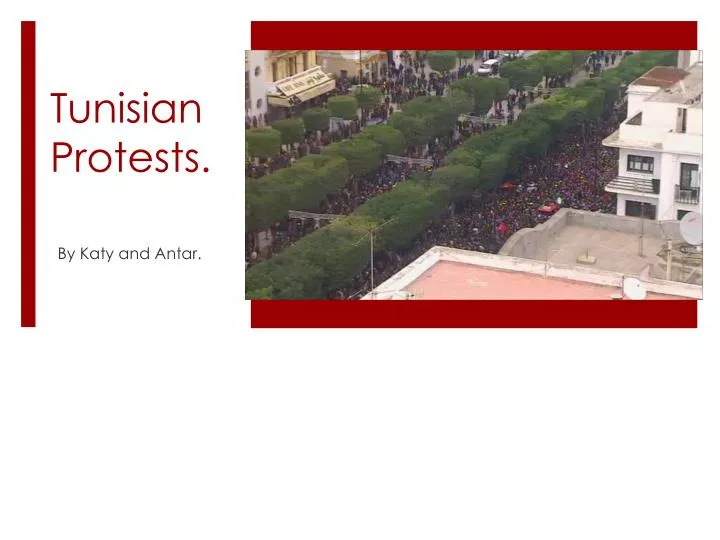 tunisian protests