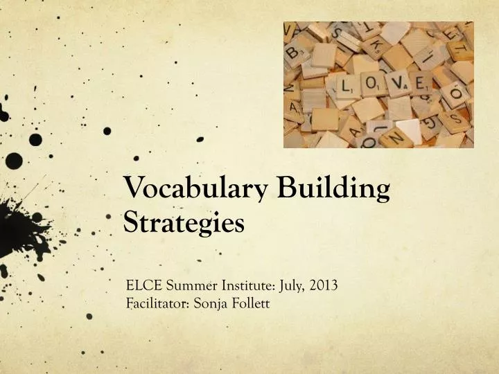 vocabulary building strategies