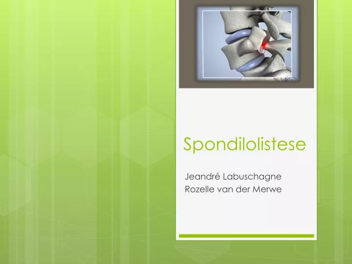 spondilolistese