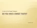 Exploring the Sugar Category: Who's Buying and What’s Trending? - slide 1