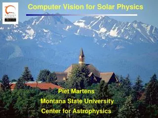 Computer Vision for Solar Physics