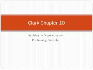 Clark Chapter 10