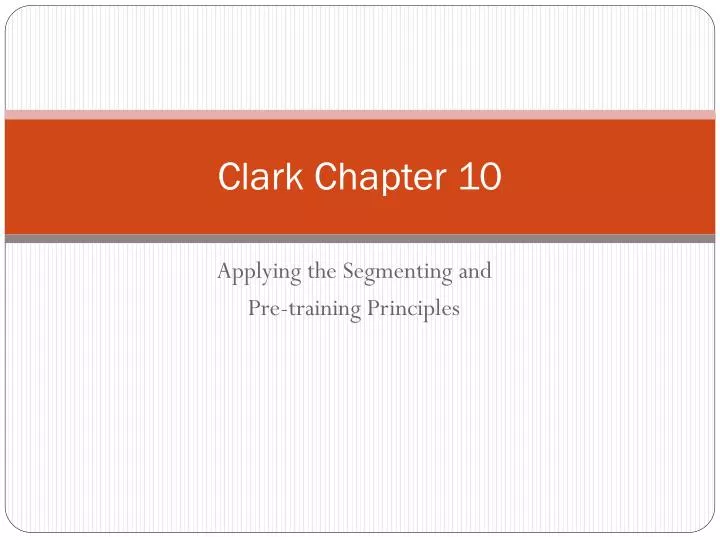 clark chapter 10