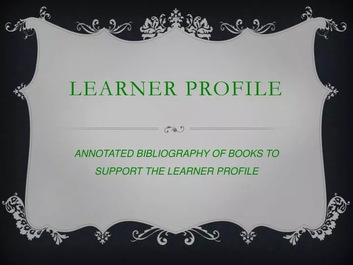 learner profile