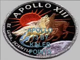 Apollo 13 by kaleb points