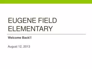 Eugene Field Elementary