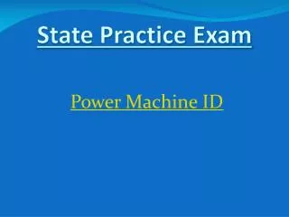 Power Machine ID