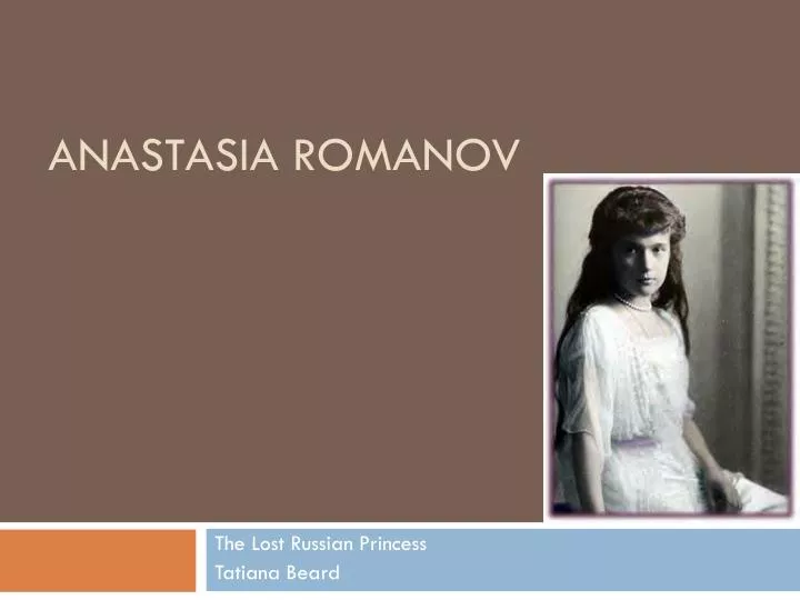 anastasia romanov