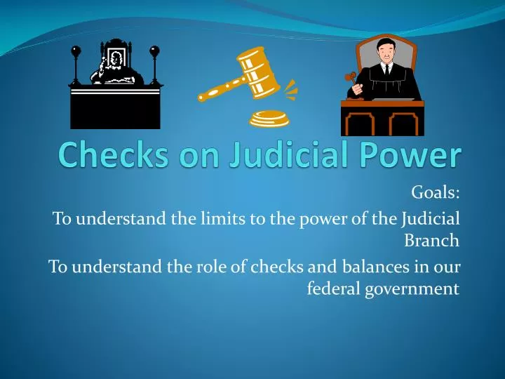 checks on judicial power