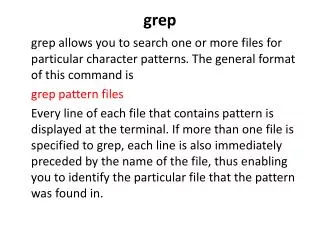 grep