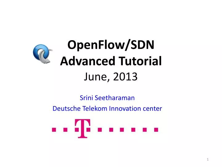 openflow sdn advanced tutorial june 2013