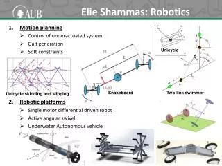 Elie Shammas: Robotics