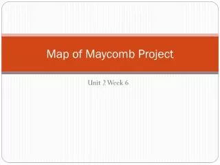 Map of Maycomb Project