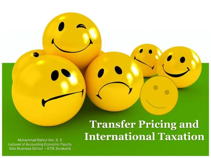 transfer pricing and international taxation