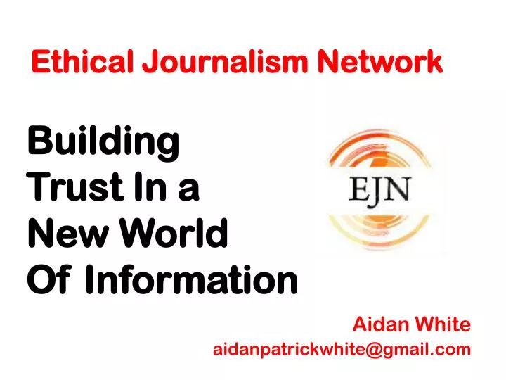 ethical journalism network