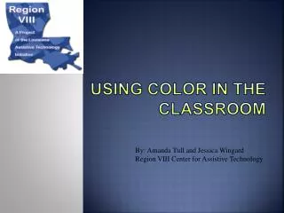 Using Color in the Classroom