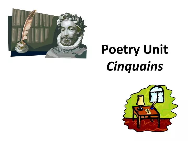 poetry unit cinquains