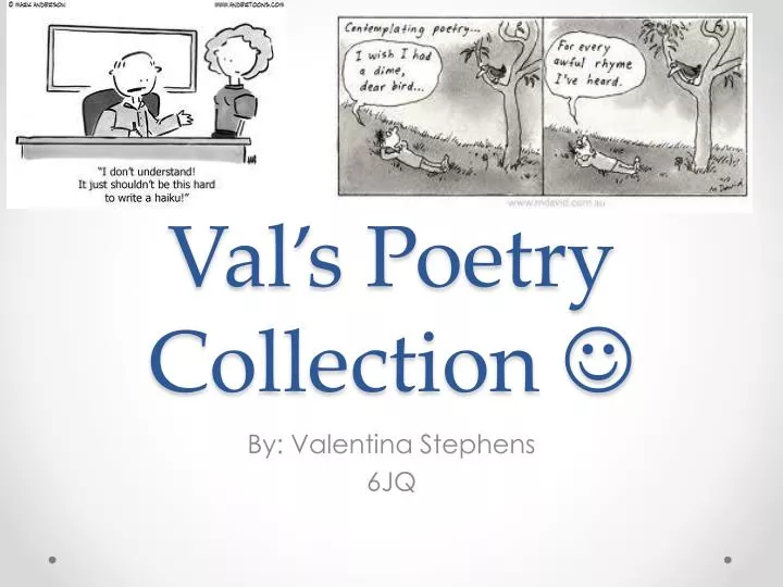 val s poetry collection