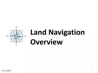 Land Navigation Overview