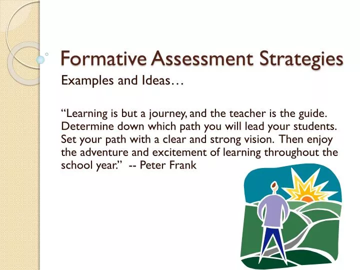 formative assessment strategies