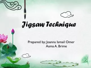 Jigsaw Technique