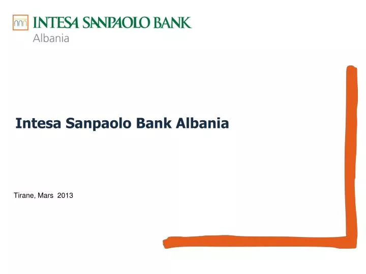 intesa sanpaolo bank albania