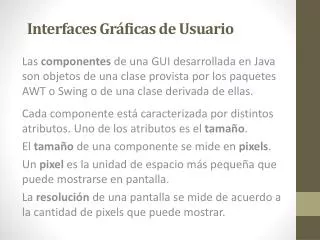 interfaces gr ficas de usuario