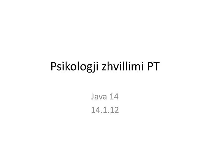 psikologji zhvillimi pt