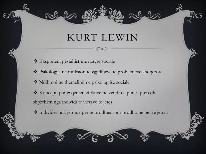 kurt lewin