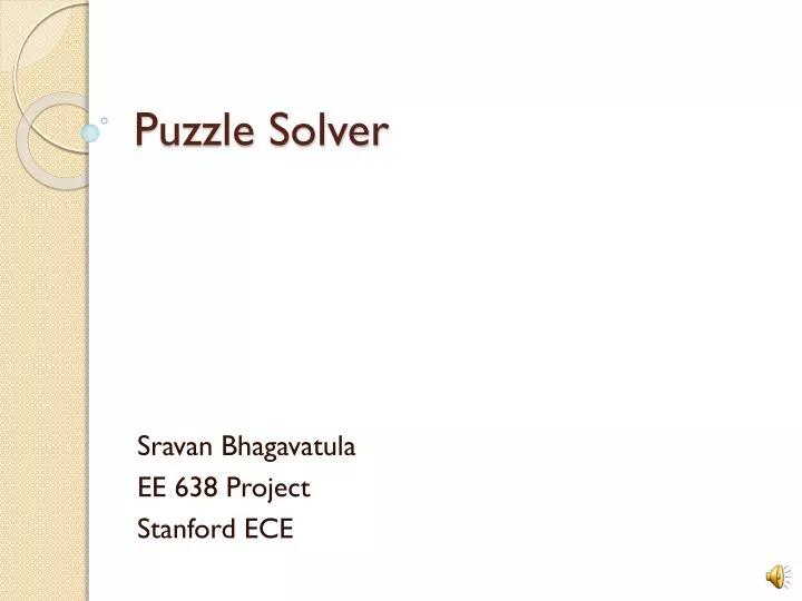 puzzle solver