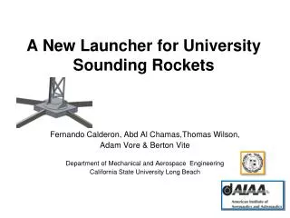 A New Launcher for University Sounding Rockets