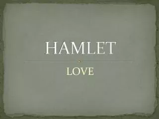 HAMLET