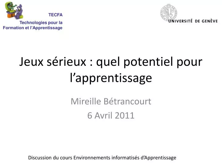 jeux s rieux quel potentiel pour l apprentissage