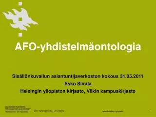 AFO- yhdistelmäontologia