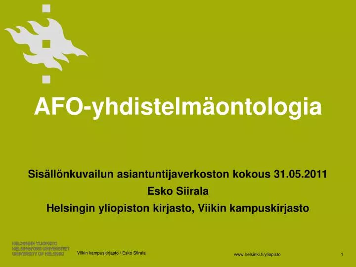 afo yhdistelm ontologia