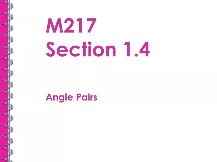 m217 section 1 4