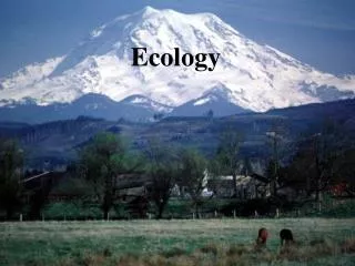 Ecology