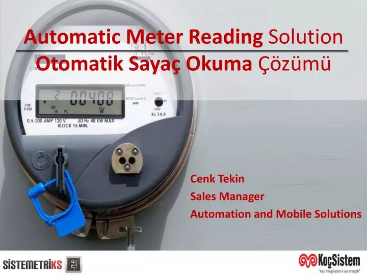 automatic meter reading solution otomatik saya okuma z m