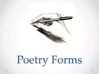 Poetry Forms