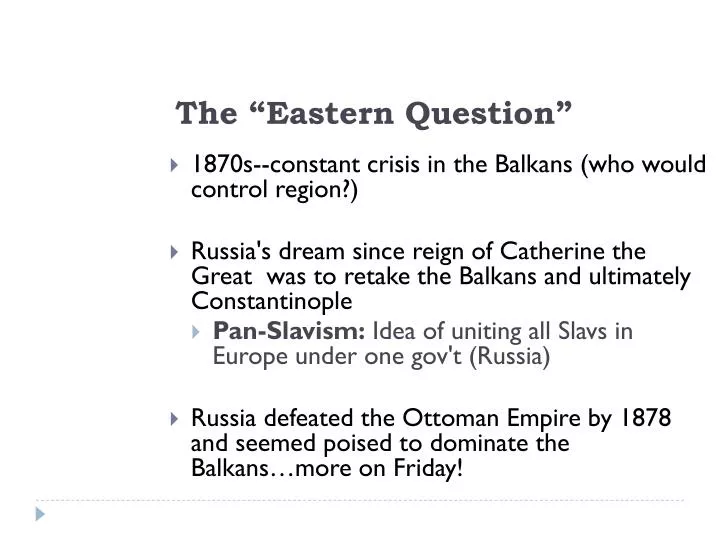 the eastern question