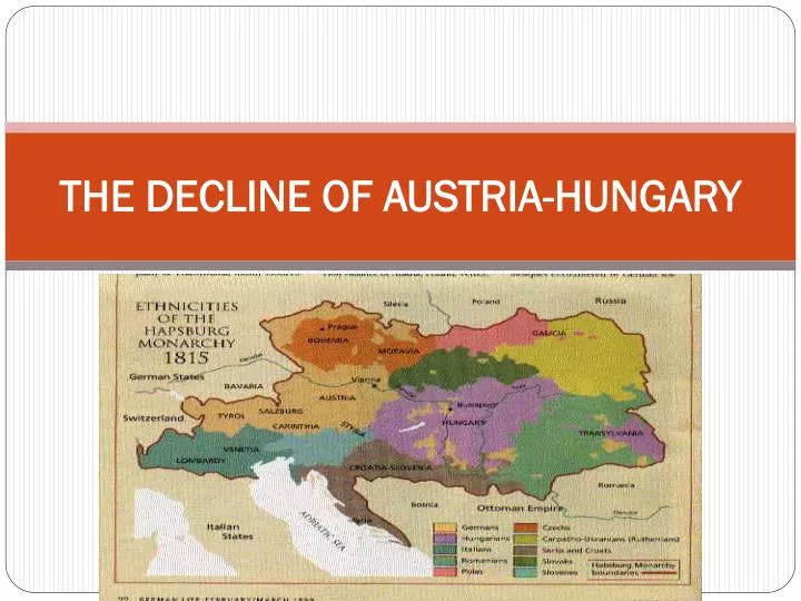 the decline of austria hungary