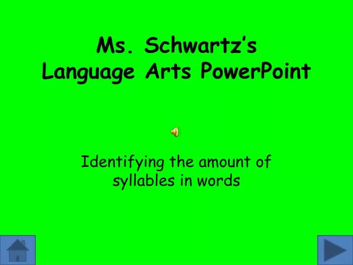 ms schwartz s language arts powerpoint