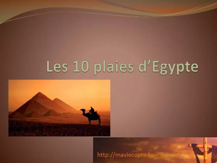 les 10 plaies d egypte