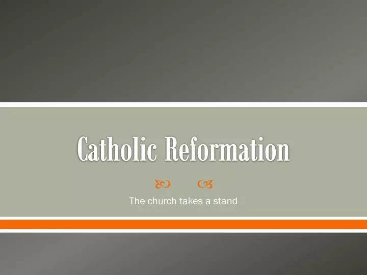 catholic reformation