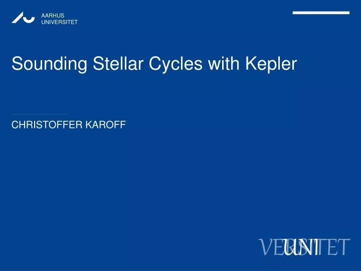 sounding stellar cycles with kepler