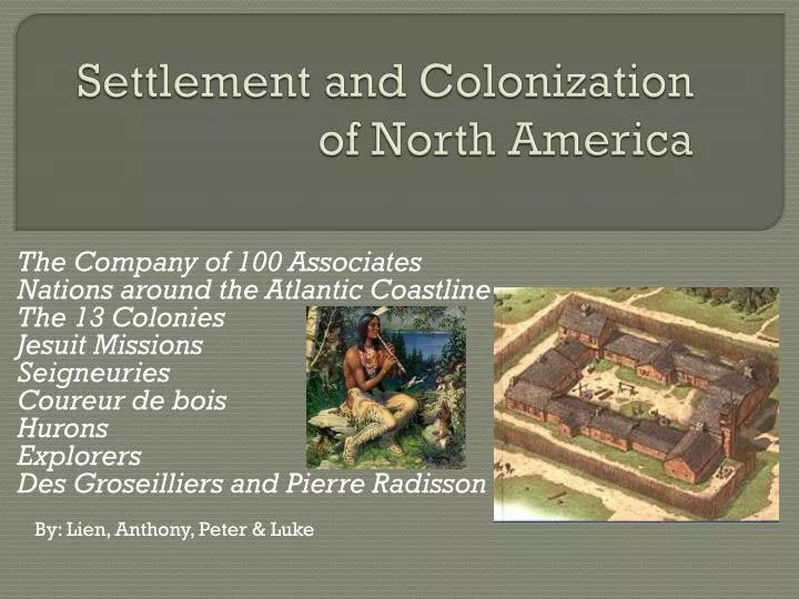 settlement and colonization of north america