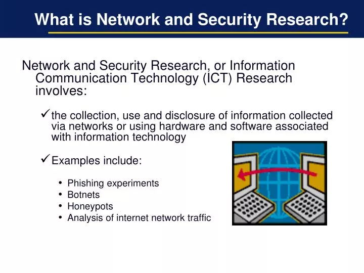 what is network and security research