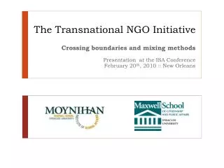 The Transnational NGO Initiative